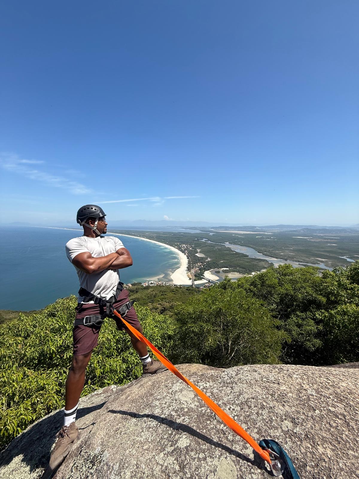 Ilusão de ótica na Pedra do Telégrafo